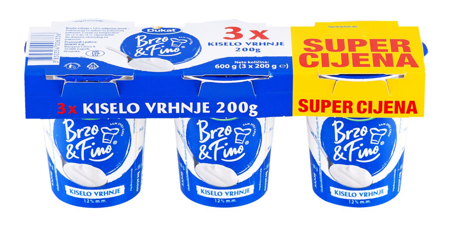 Dukat Kiselo vrhnje, 12% m.m.
MPC 2.5.2025=2,65€