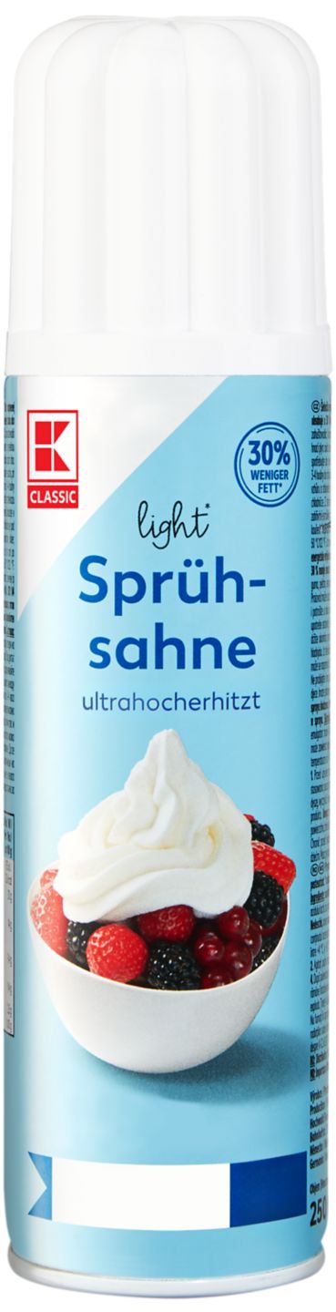 K-Classic Šľahačka v spreji
na mliečnej báze, tuk 21%