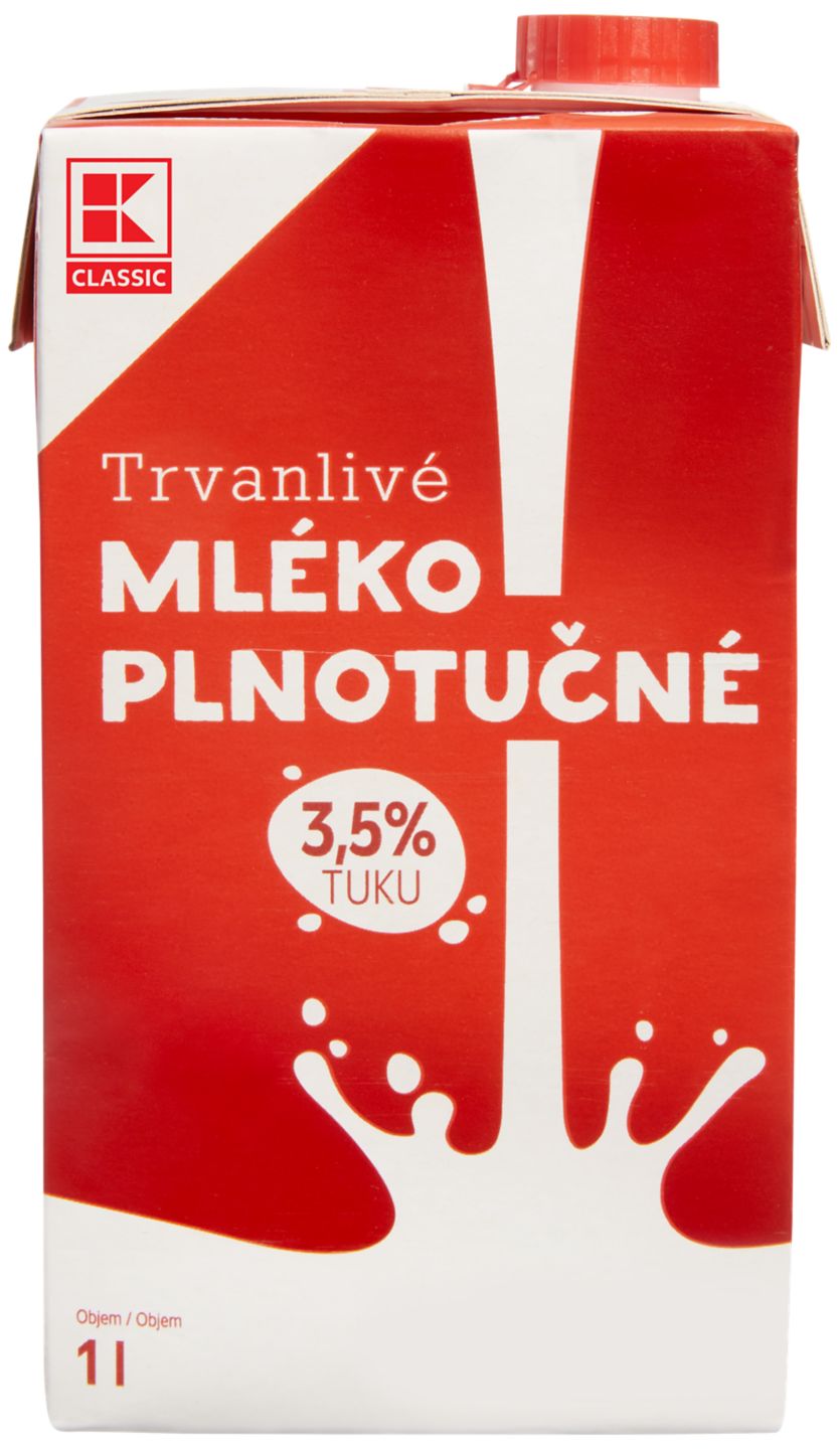K-Classic Trvanlivé mlieko
plnotučné