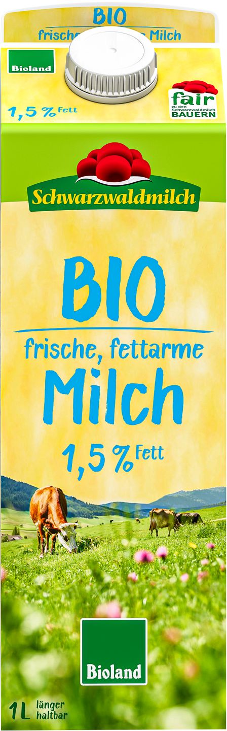 SCHWARZWALDMILCH Bioland frische Milch