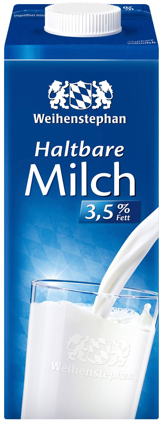 WEIHENSTEPHAN Haltbare Milch 3,5 % Fett