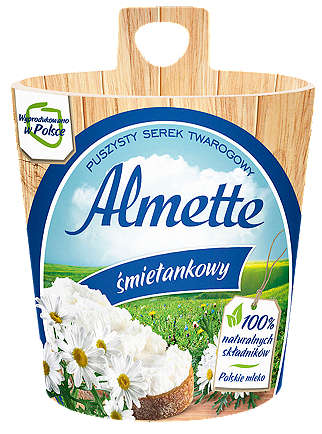ALMETTE Serek twarogowy różne smaki