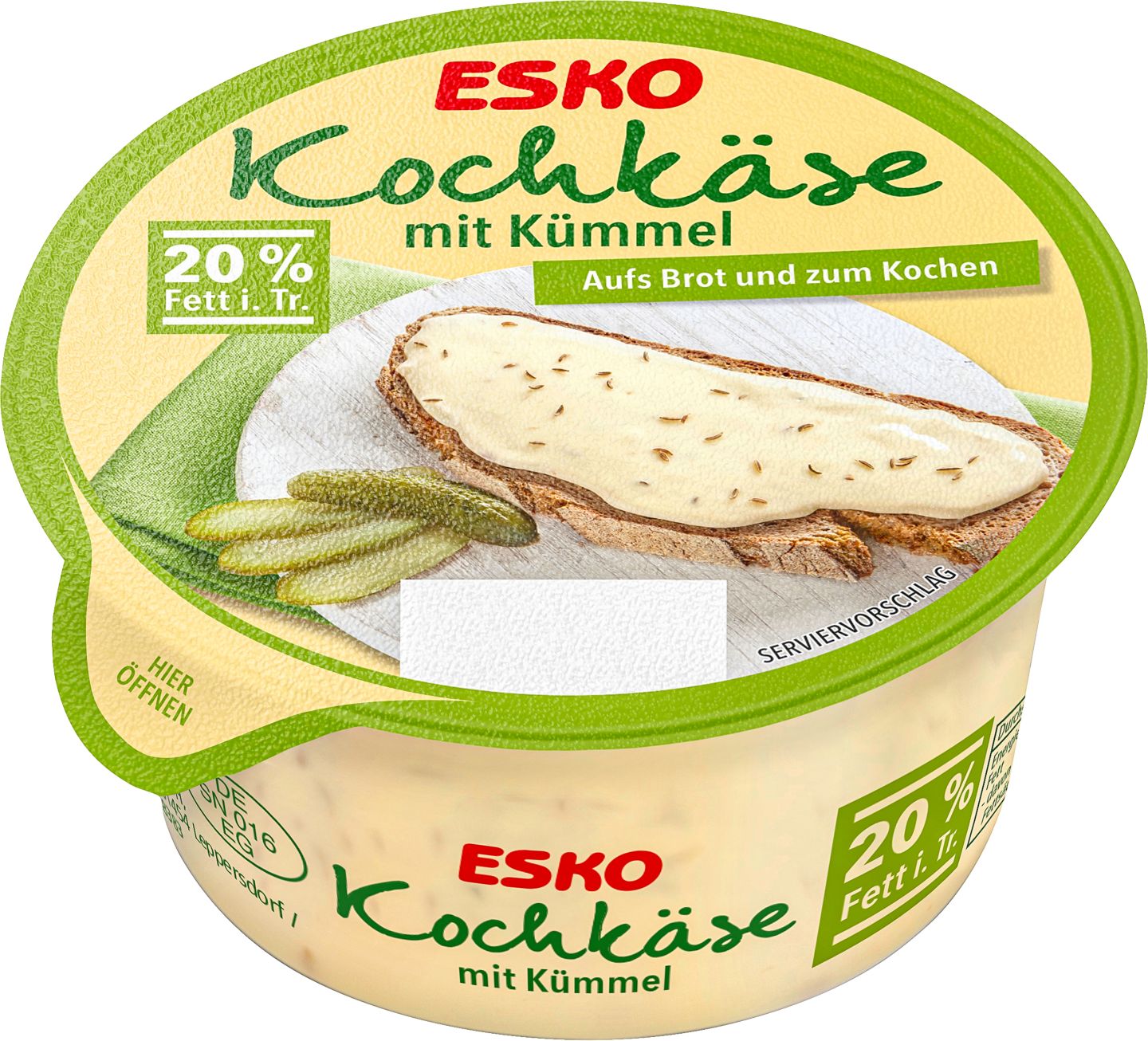 ESKO Kochkäse mit Kümmel
