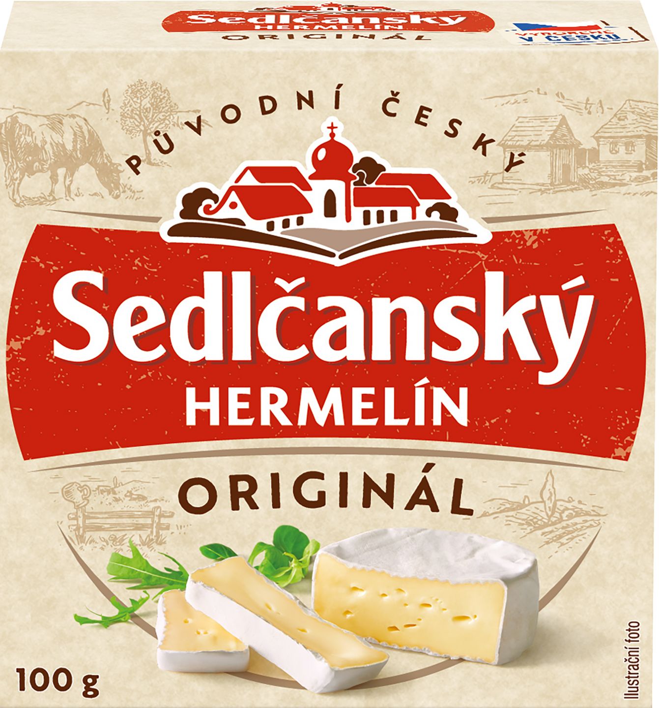 Sedlčanský Hermelín Mäkký zrejúci syr s plesňou