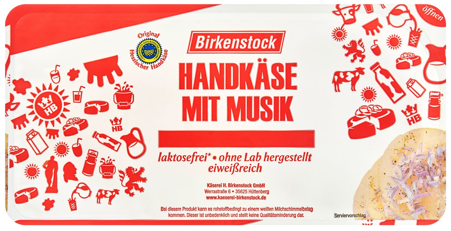 BIRKENSTOCK Handkäse mit Musik ca. 1 % Fett i. Tr.