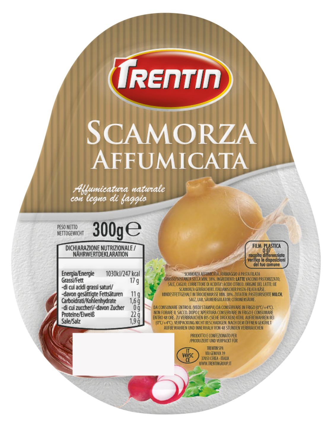 TRENTIN Scamorza Affumicata 