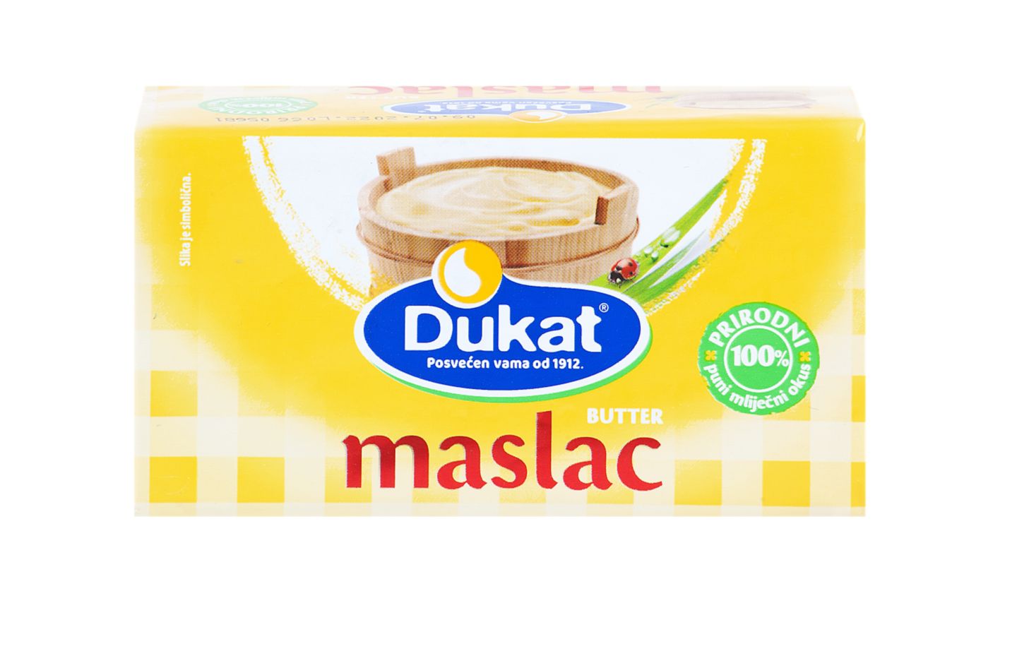 Dukat maslac I. klasa, 82% m.m.
MPC 2.5.2025=2,99€