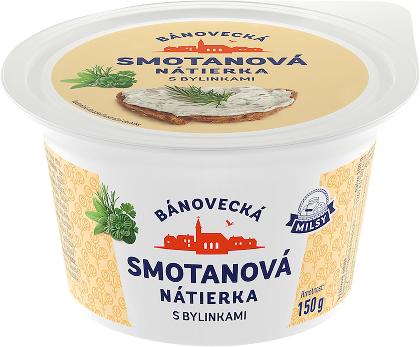 Milsy Bánovecká Smotanová nátierka