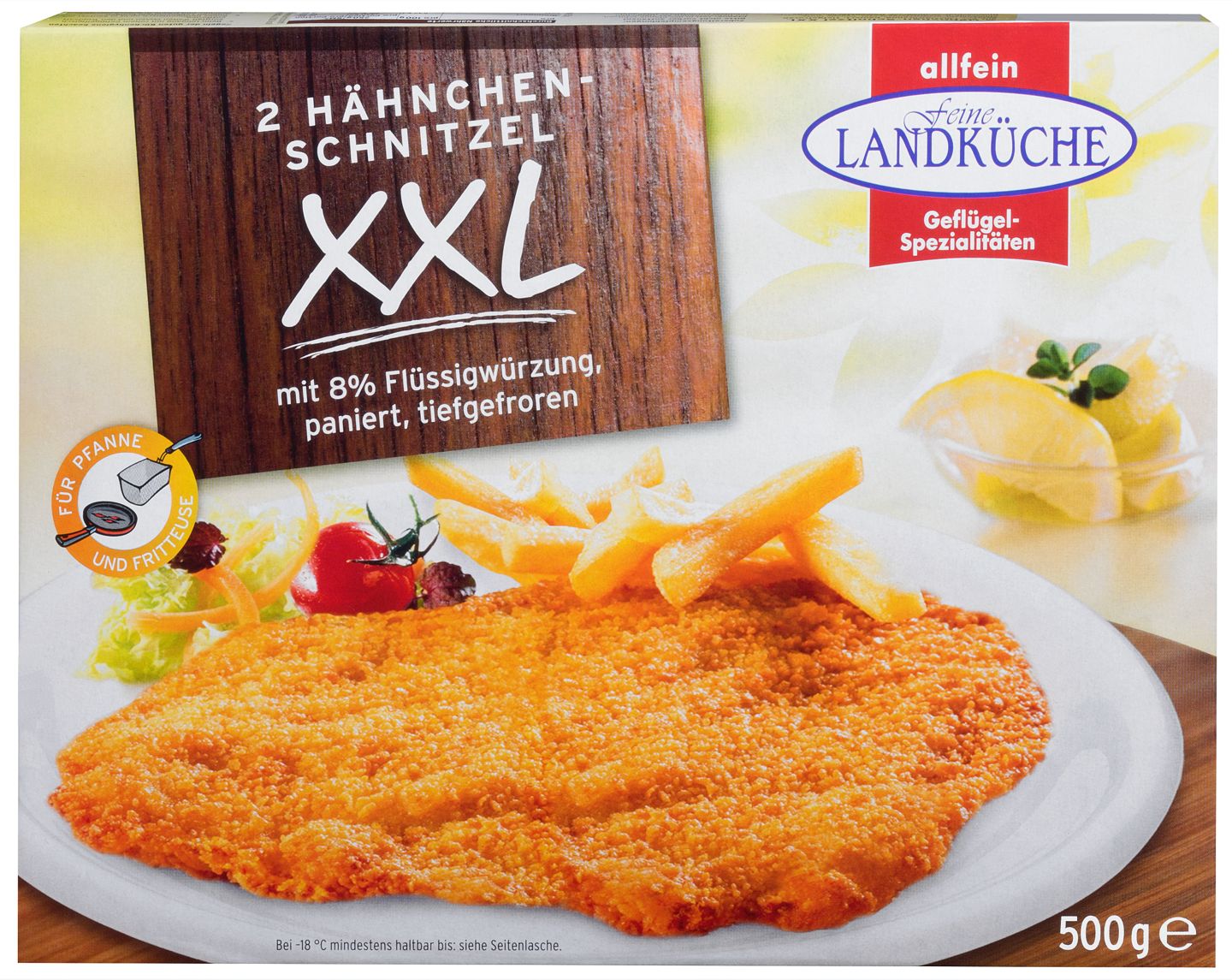 ALLFEIN FEINE LANDKÜCHE Hähnchenschnitzel XXL