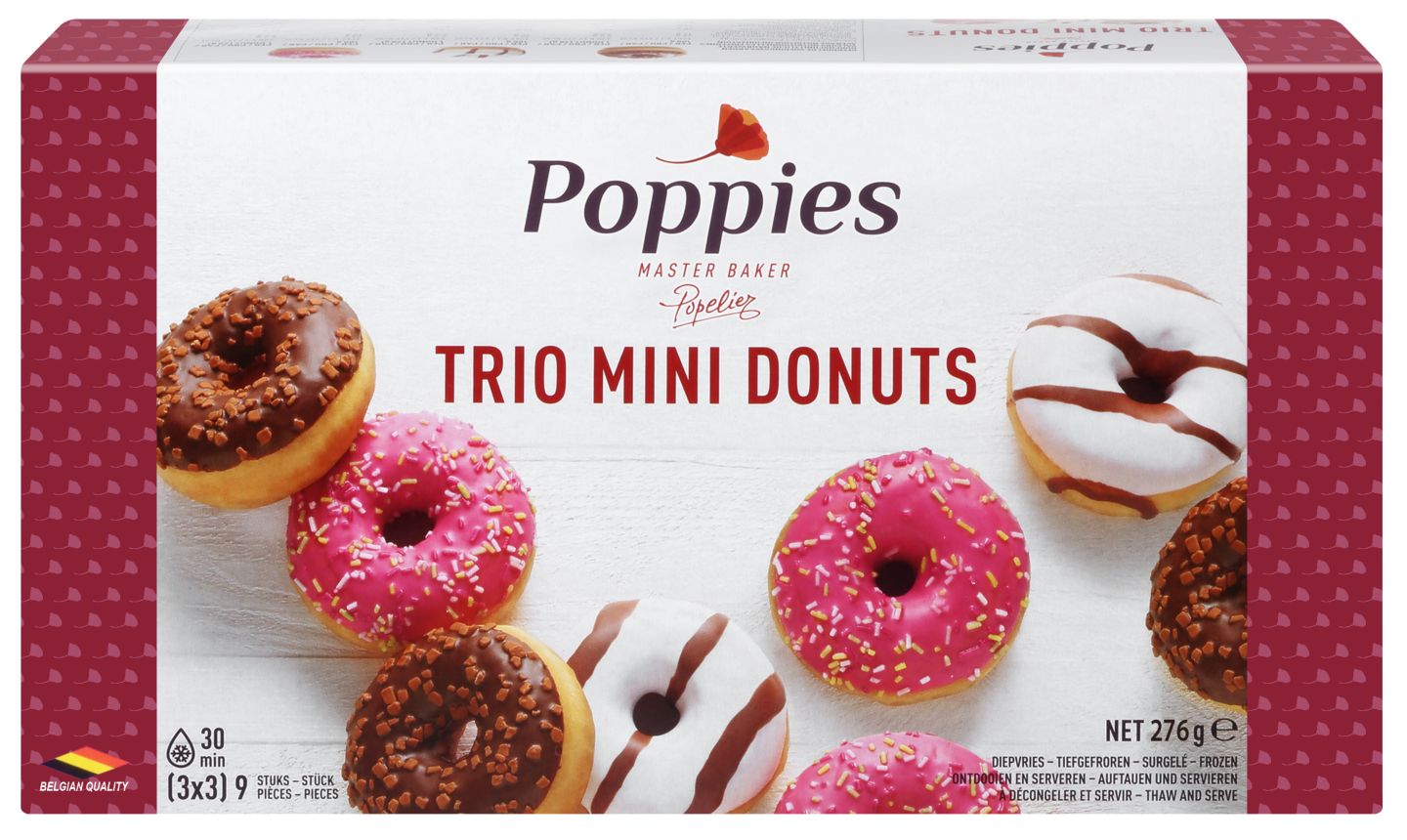 POPPIES Mini-Donuts oder -Eclairs