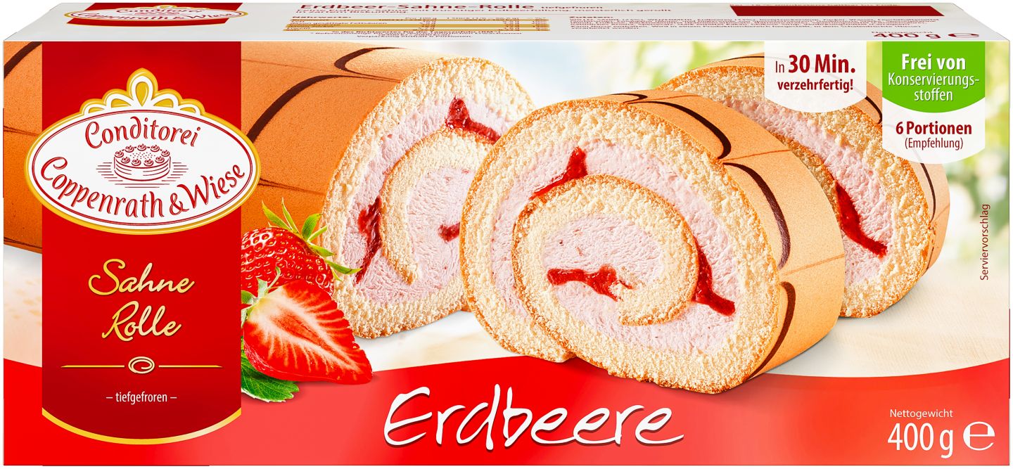 COPPENRATH & WIESE Sahne-Rolle Erdbeere