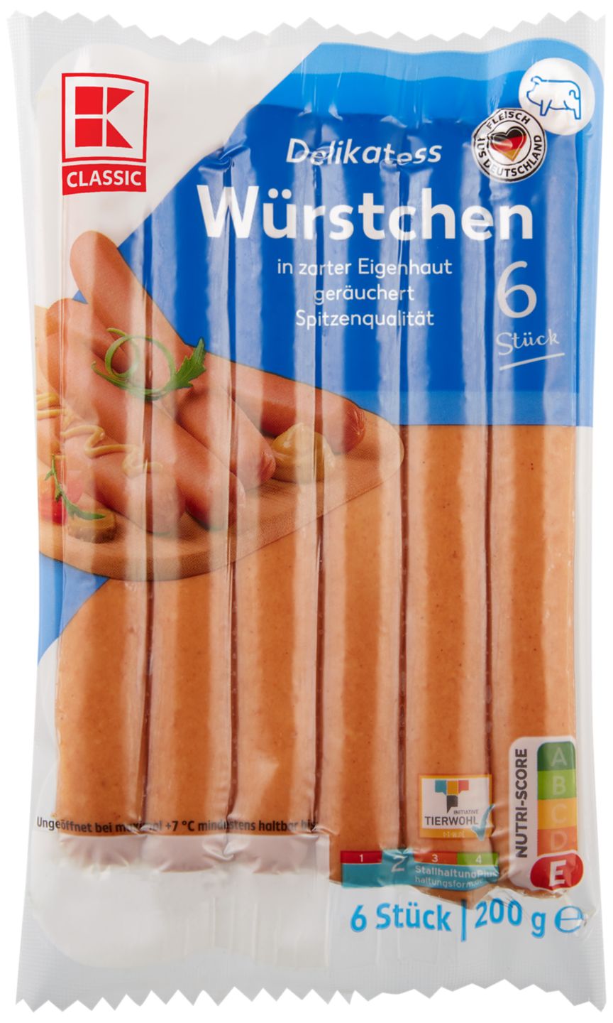 K-CLASSIC Würstchen in zarter Eigenhaut