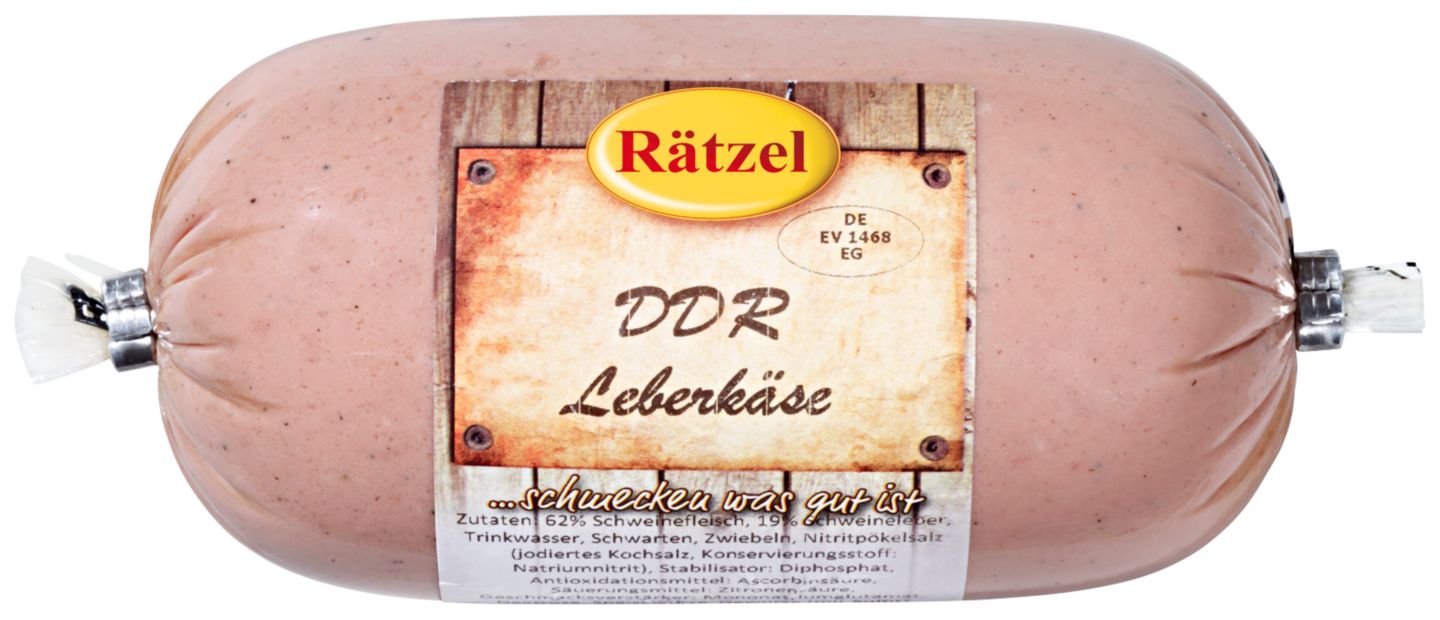 RÄTZEL DDR-Leberkäse