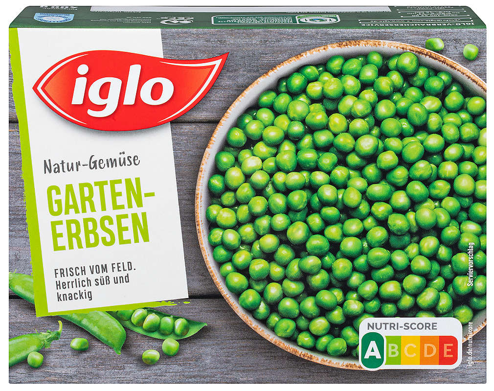 Abbildung des Angebots IGLO Gartenerbsen, Prinzessbohnen 