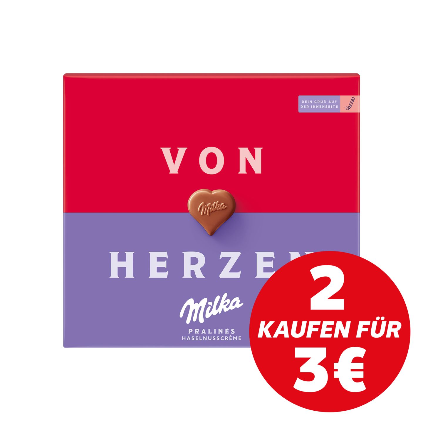 MILKA Pralinés oder Hauchzarte Herzen
