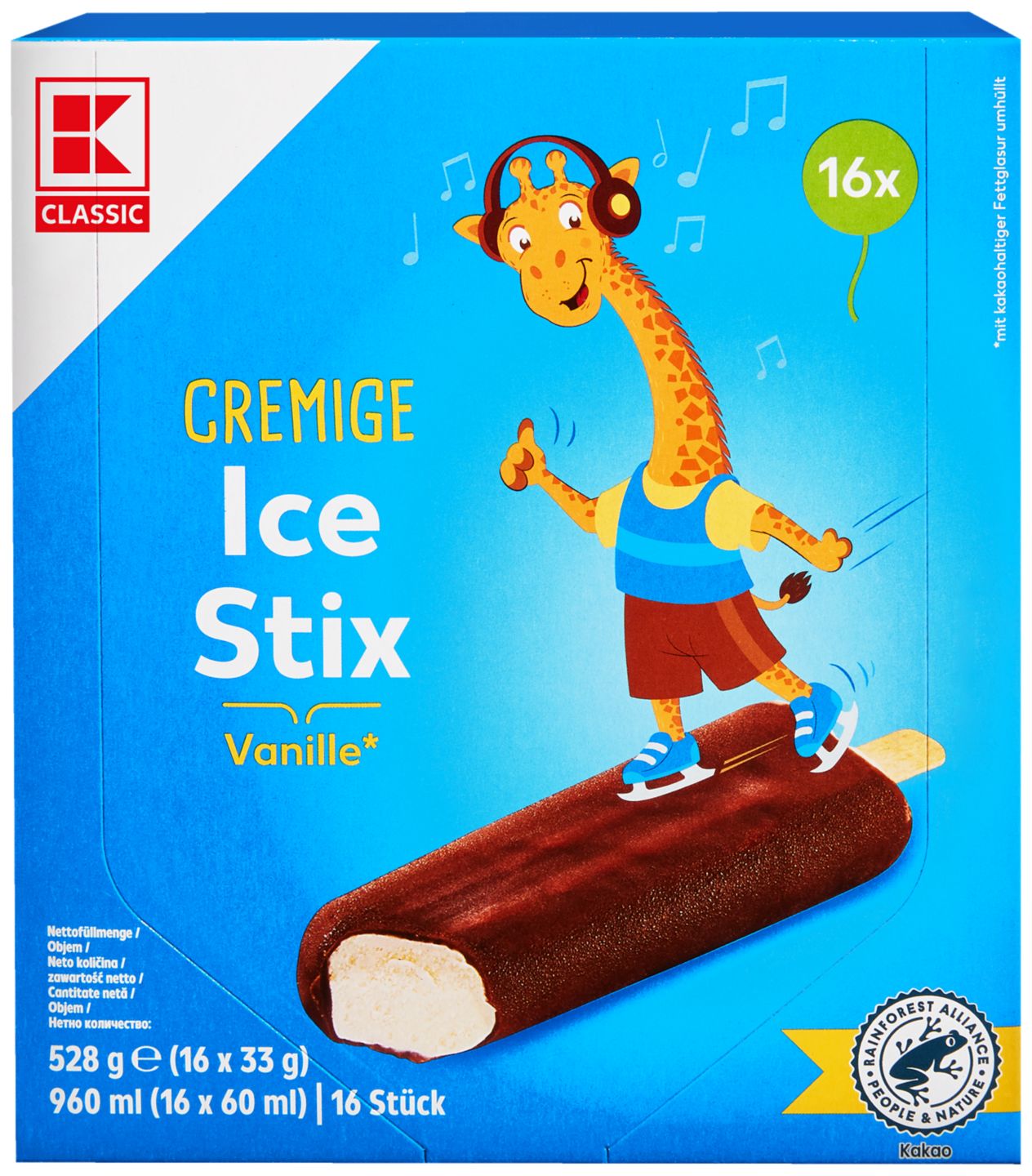 Изображение на K-Classic Сладолед на клечка
различни вкусове