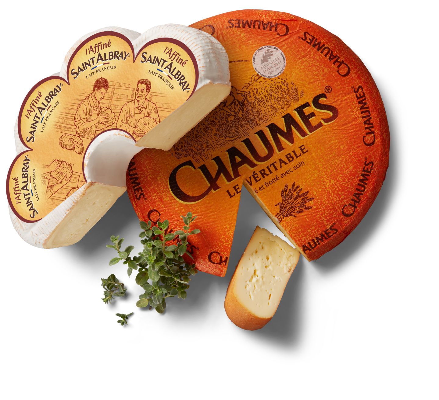 SAINT ALBRAY oder CHAUMES Franz. Weichkäse 