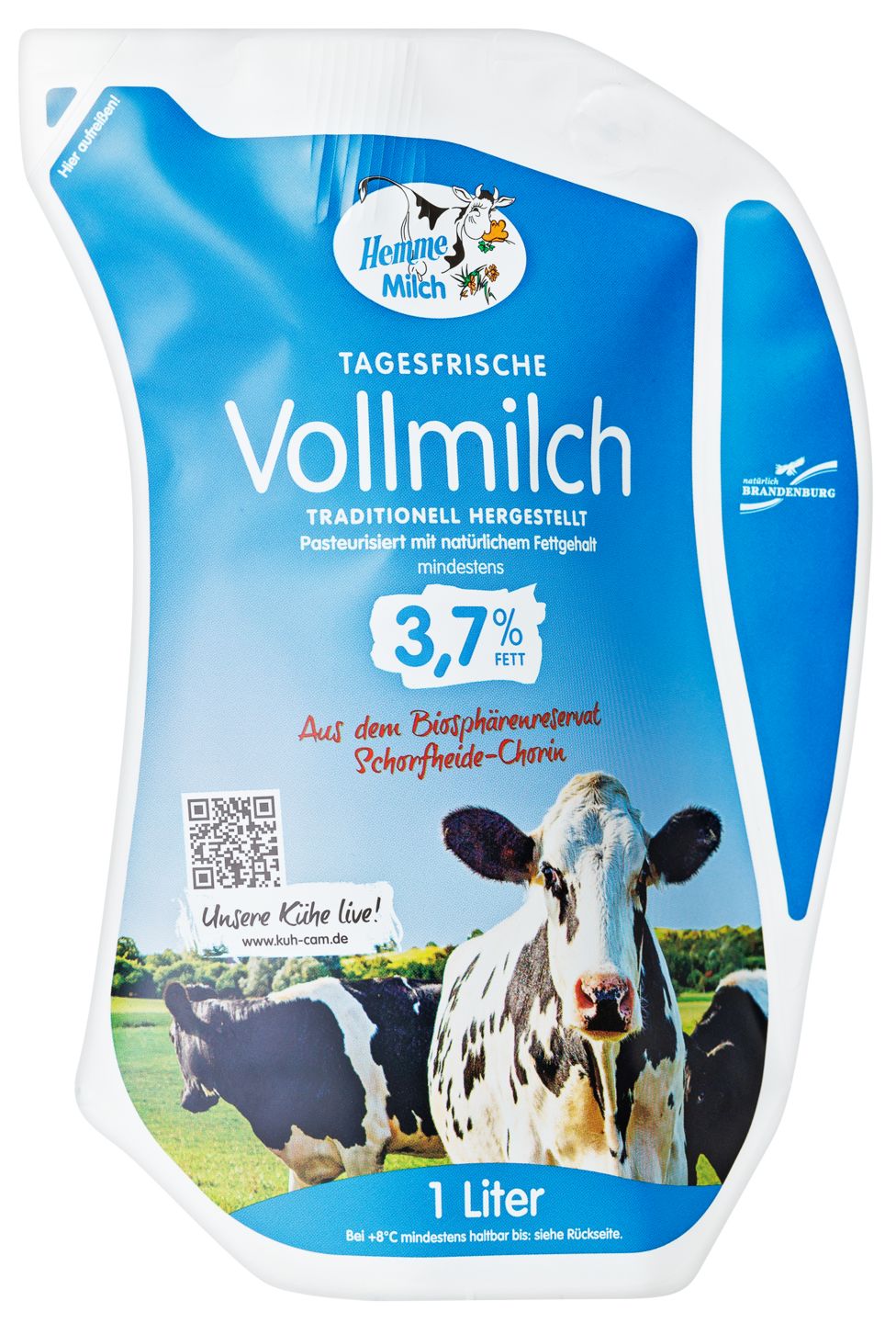 HEMME MILCH Vollmilch, 3,7 % Fett