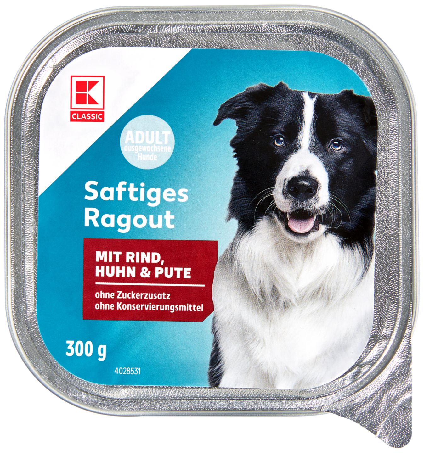 K-CLASSIC Hundefutter Stückige Pastete oder Saftiges Ragout