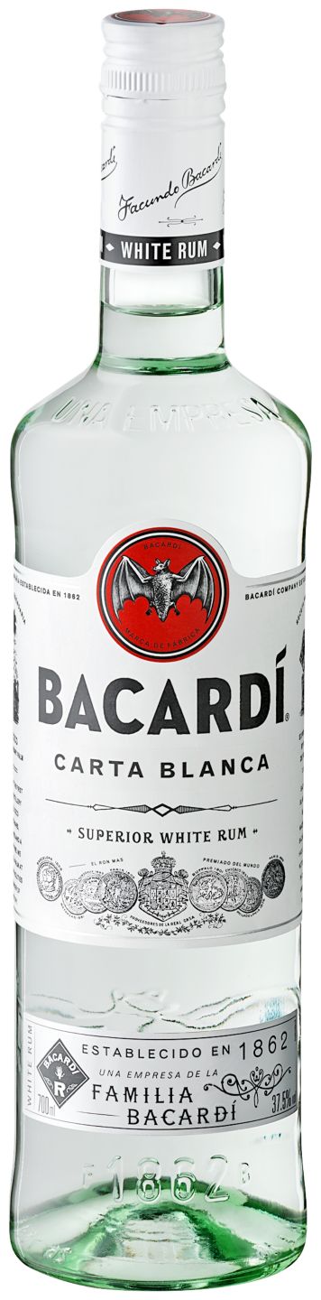 BACARDI Carta Blanca, Negra oder Spiced Rum