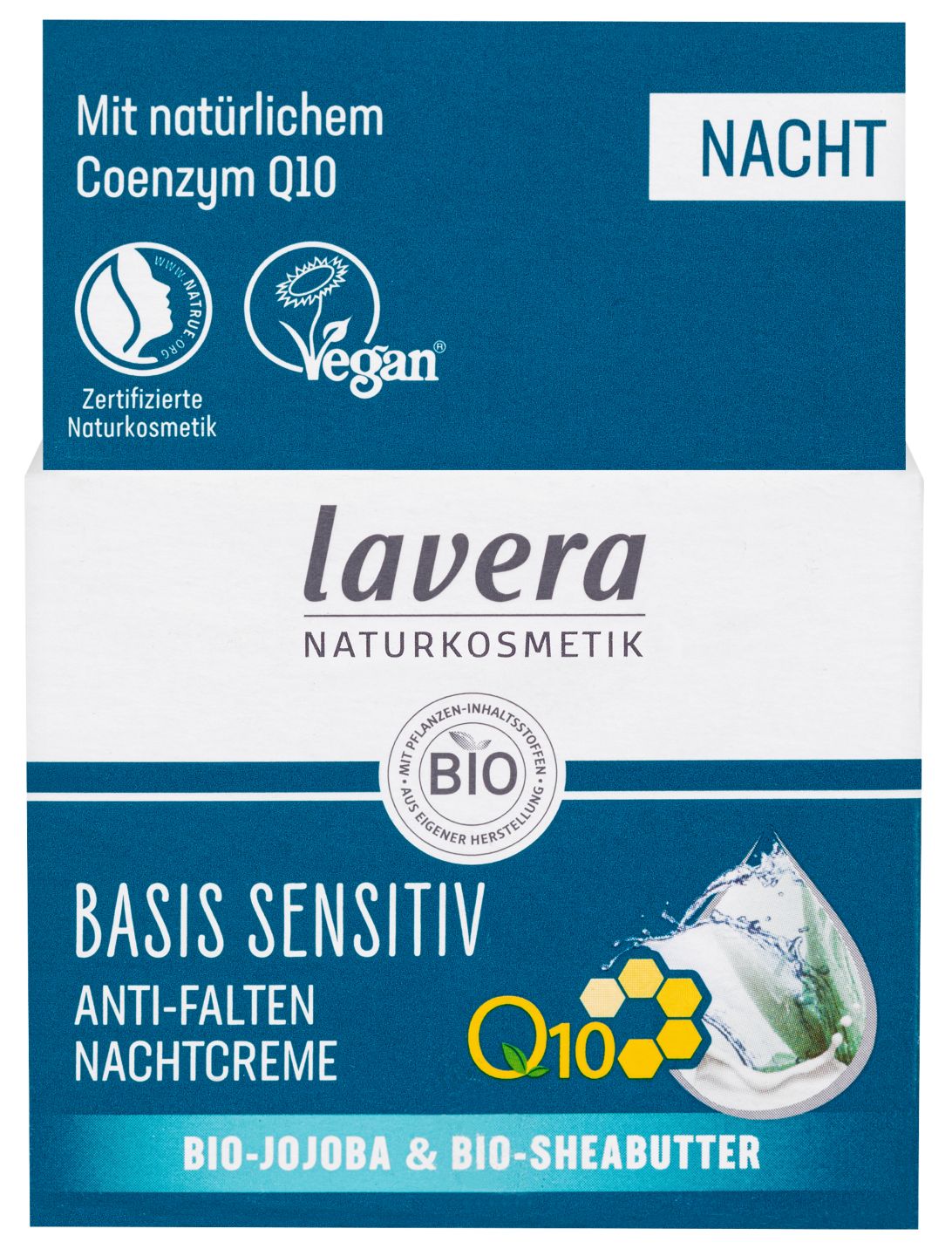 LAVERA Anti-Falten-Nachtcreme Q10 Basis Sensitiv