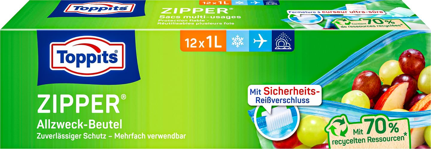 TOPPITS Zipper Frischebeutel