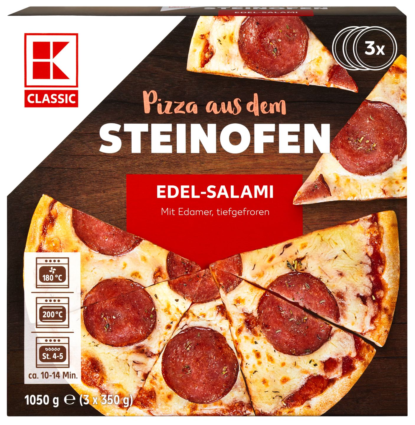 K-CLASSIC Steinofen-Pizza 