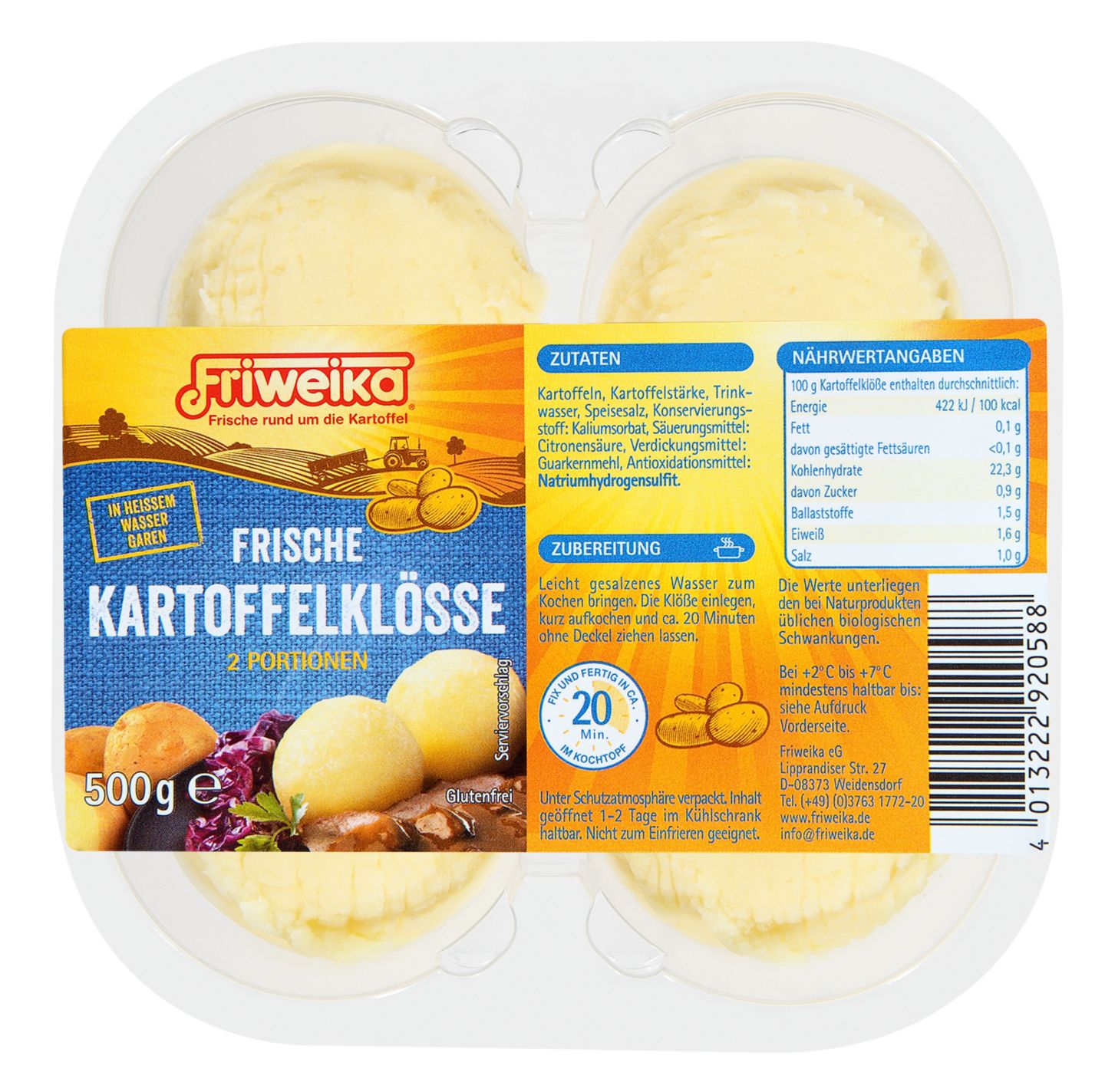 FRIWEIKA Kartoffelklöße