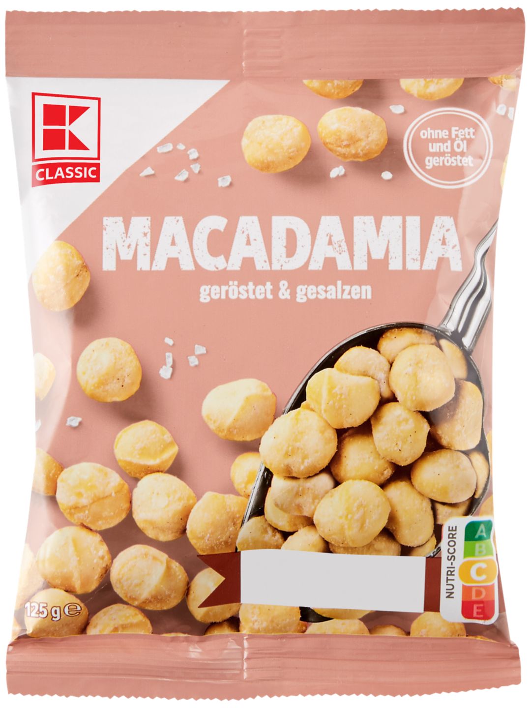 K-CLASSIC Macadamia, geröstet und gesalzen