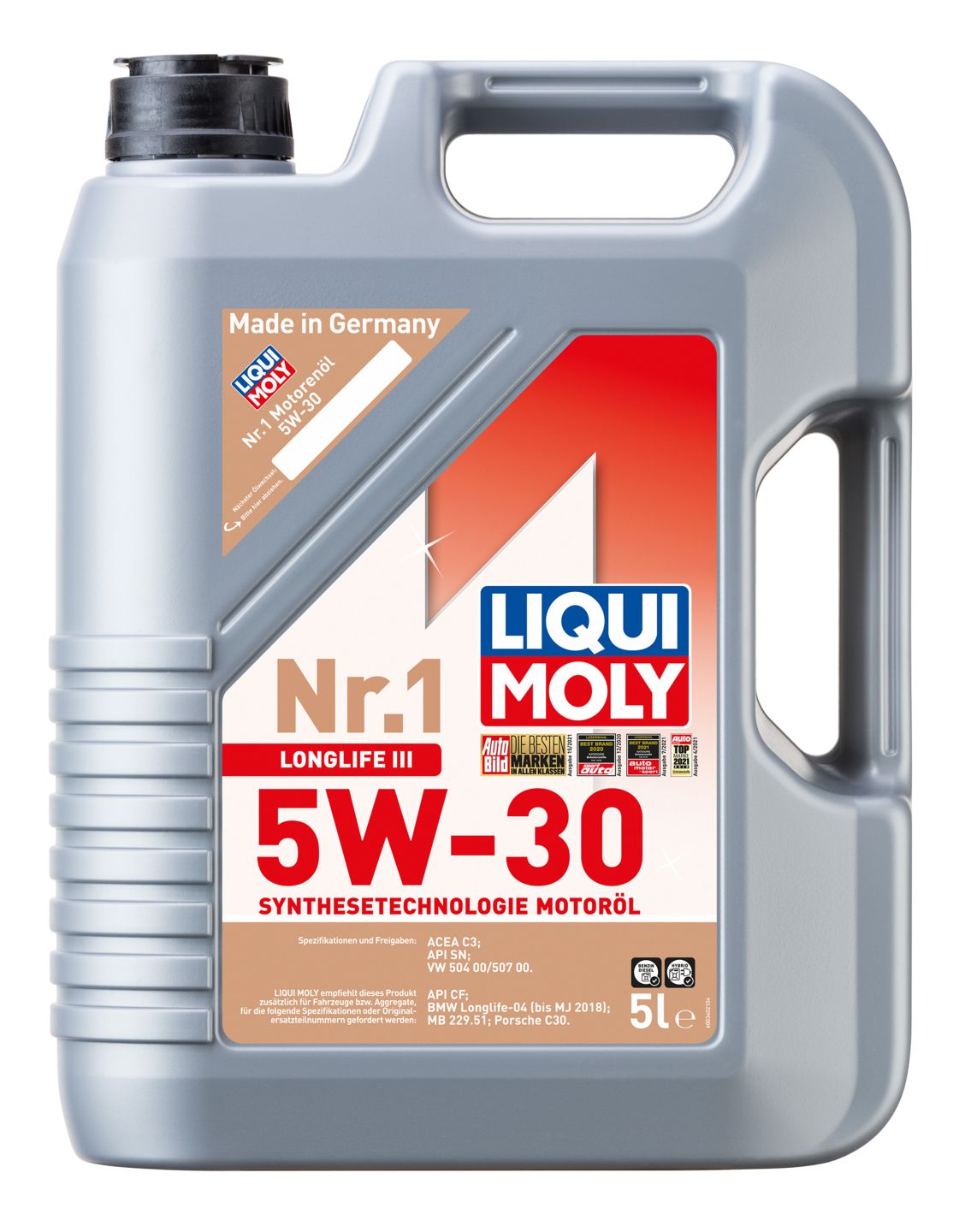 LIQUI MOLY Motorenöl 5W-30 »Nr. 1 Longlife III«