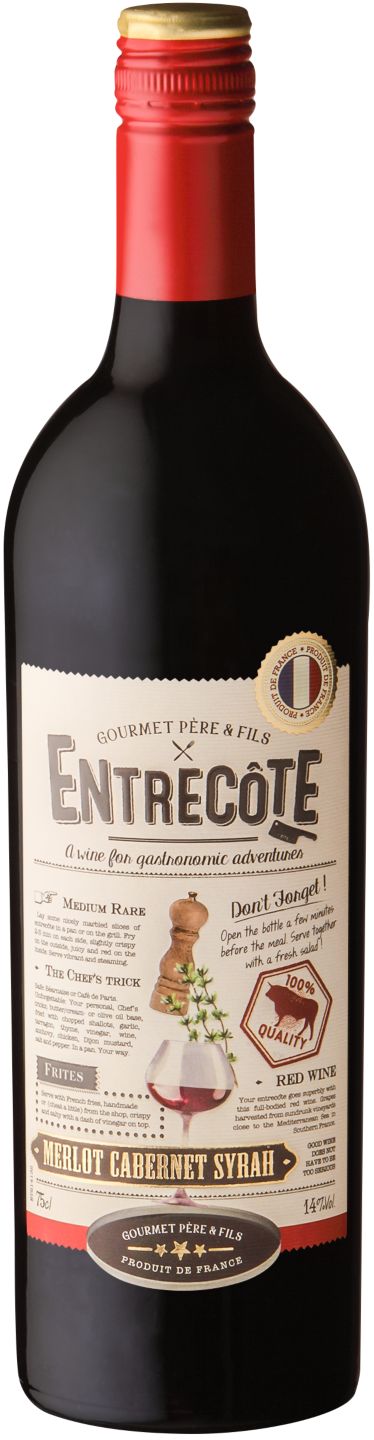 GOURMET PÈRE & FILS Entrecôte Merlot Cabernet Syrah