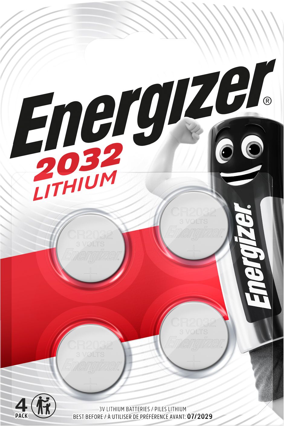 ENERGIZER Knopfzellen CR2032