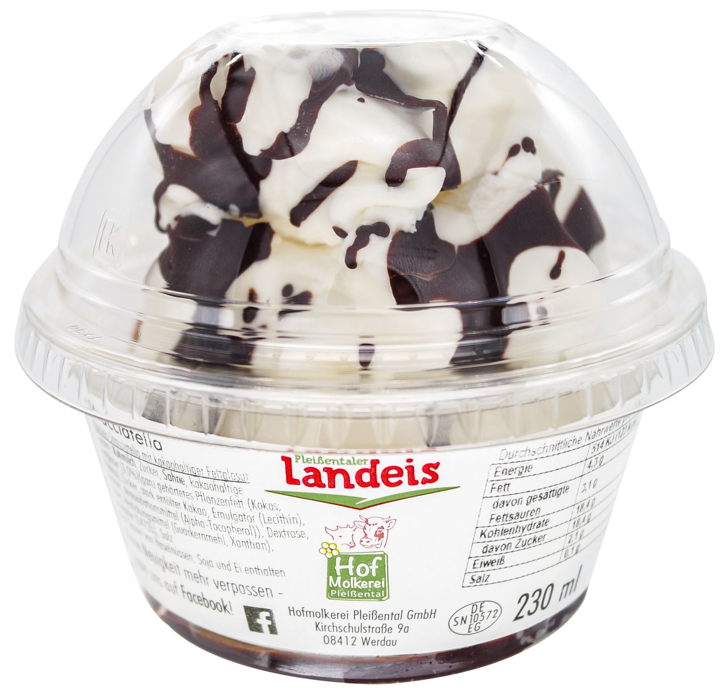 HOFMOLKEREI PLEISSENTAL »Landeis«-Eisbecher
