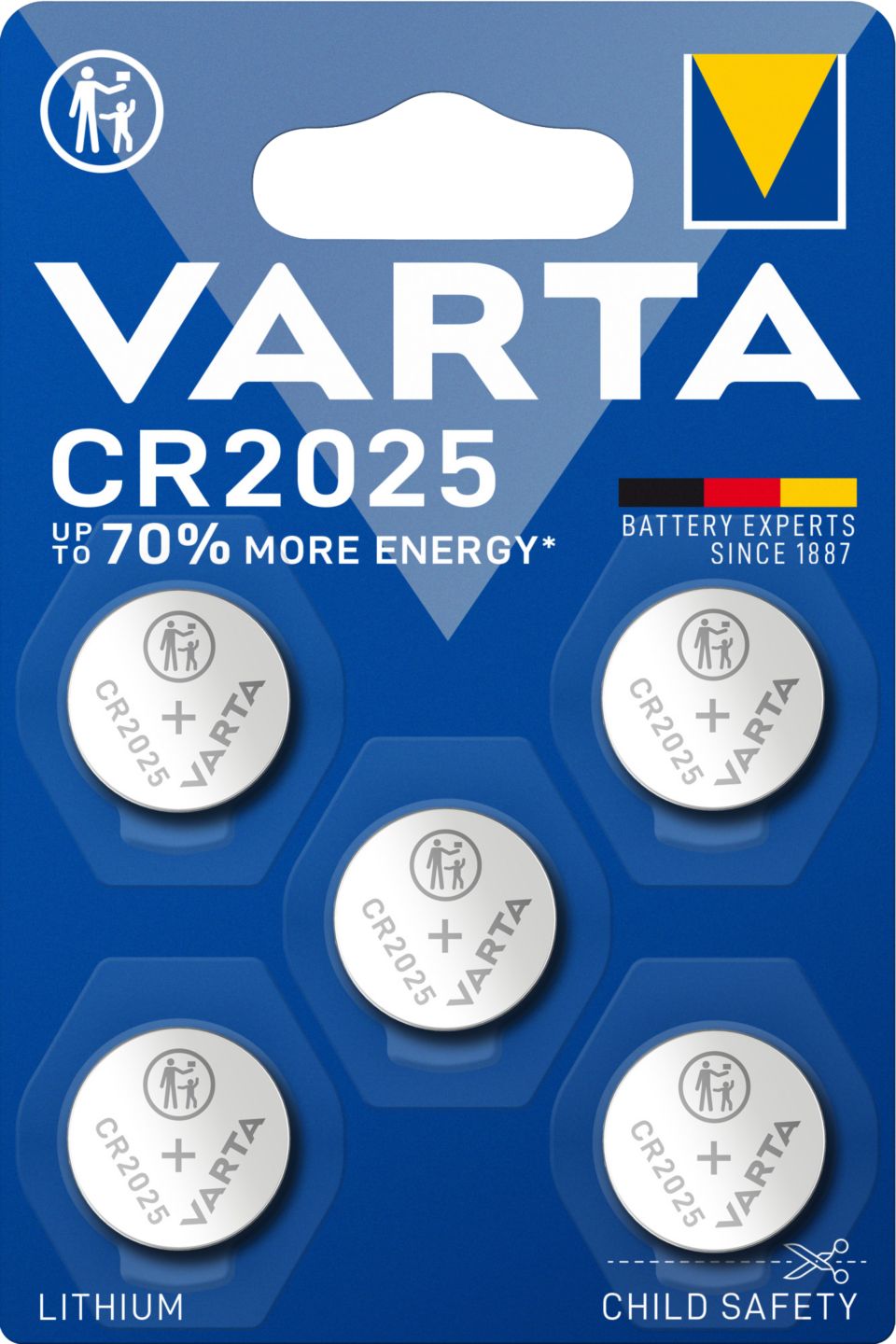 VARTA Knopfzellen CR 2025