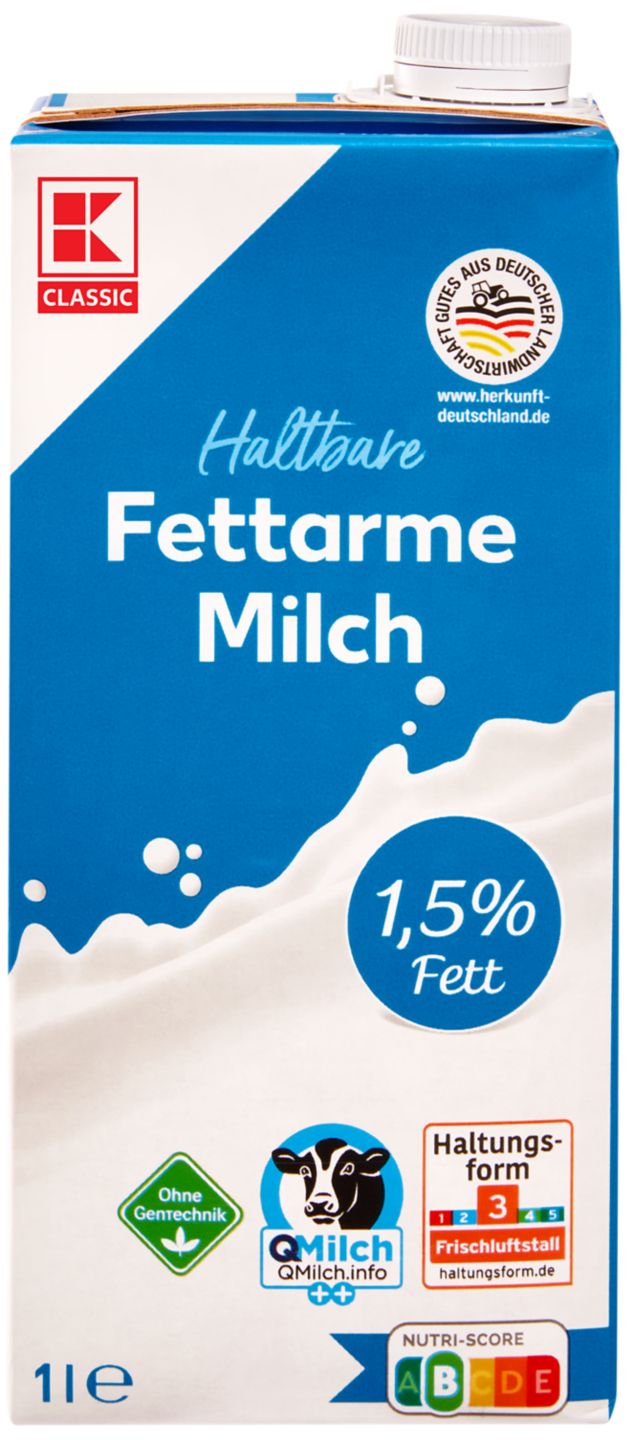 K-CLASSIC Fettarme H-Milch
