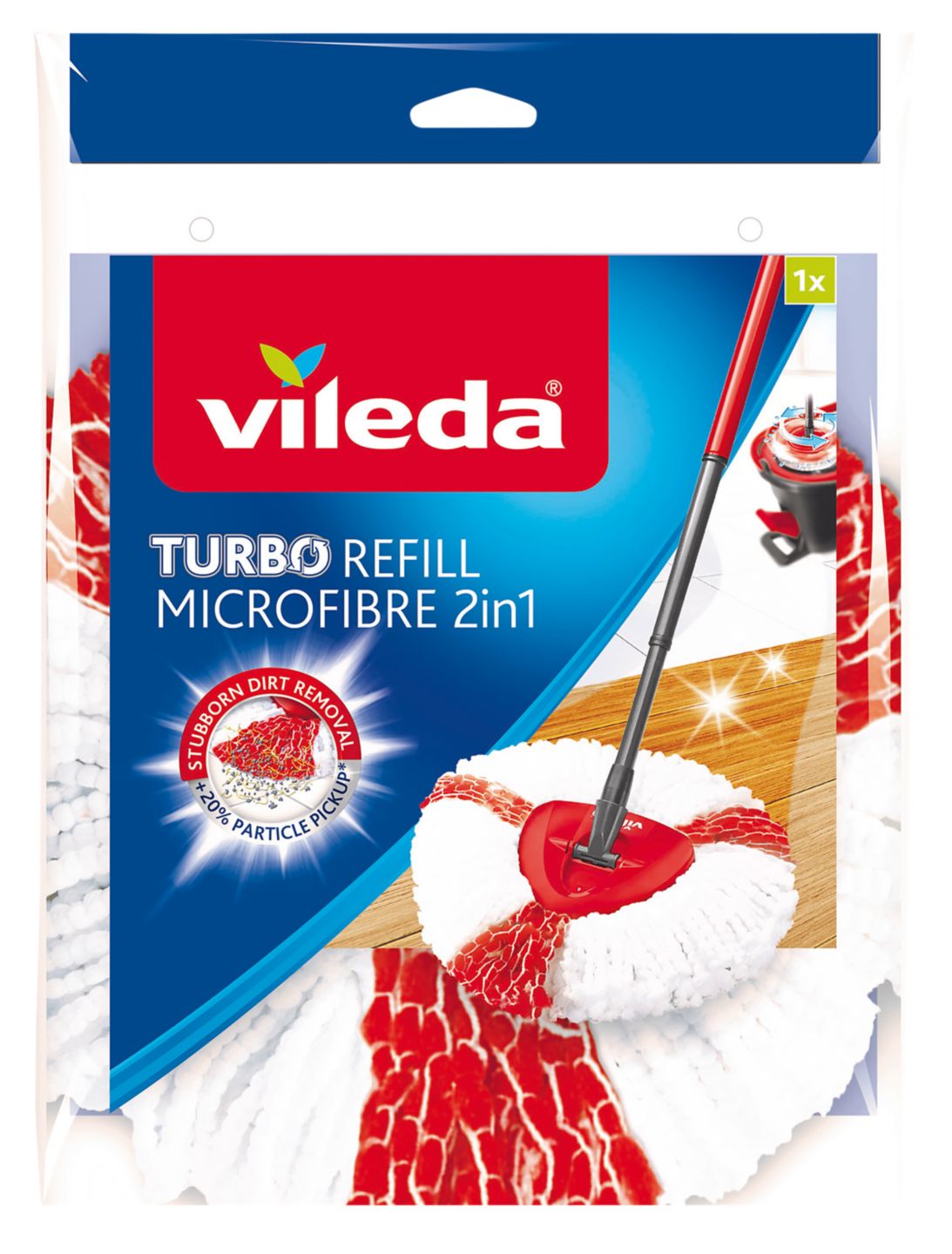 VILEDA 2-in-1-Ersatz-Wischbezug »TURBO«