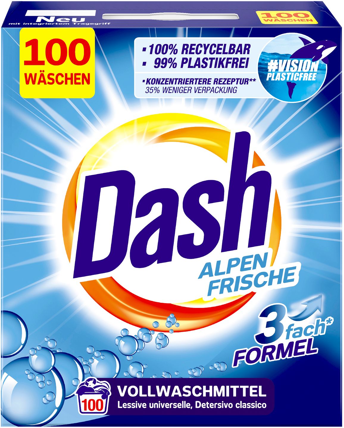 DASH Voll- oder Colorwaschmittel 