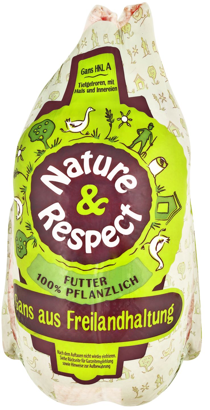 NATURE & RESPECT Gans aus Freilandhaltung