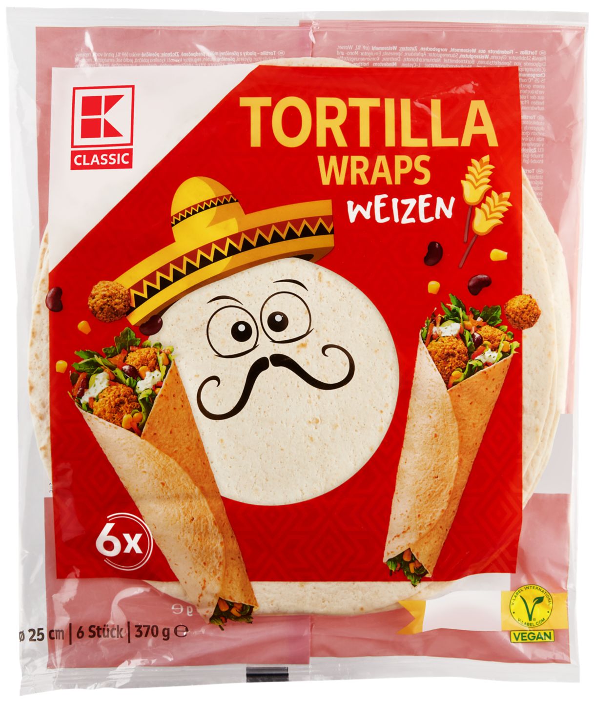 K-CLASSIC Tortilla-Wraps, Ø 25 cm