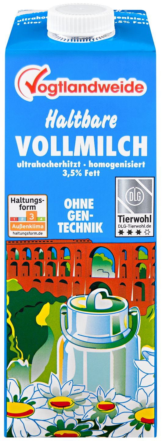 VOGTLANDWEIDE H-Vollmilch, 3,5 % Fett