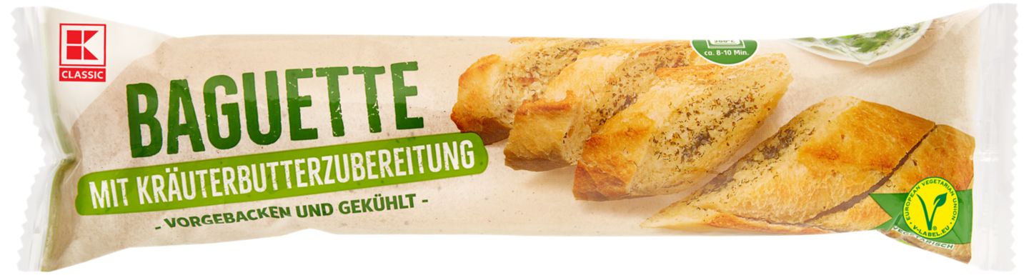 K-CLASSIC Baguette mit Kräuterbutter 