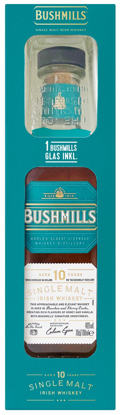 BUSHMILLS Single Malt Irish Whiskey