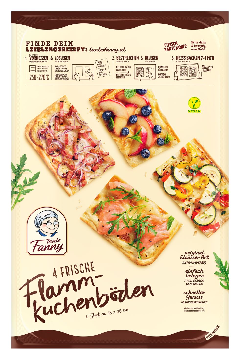 TANTE FANNY Flammkuchenböden