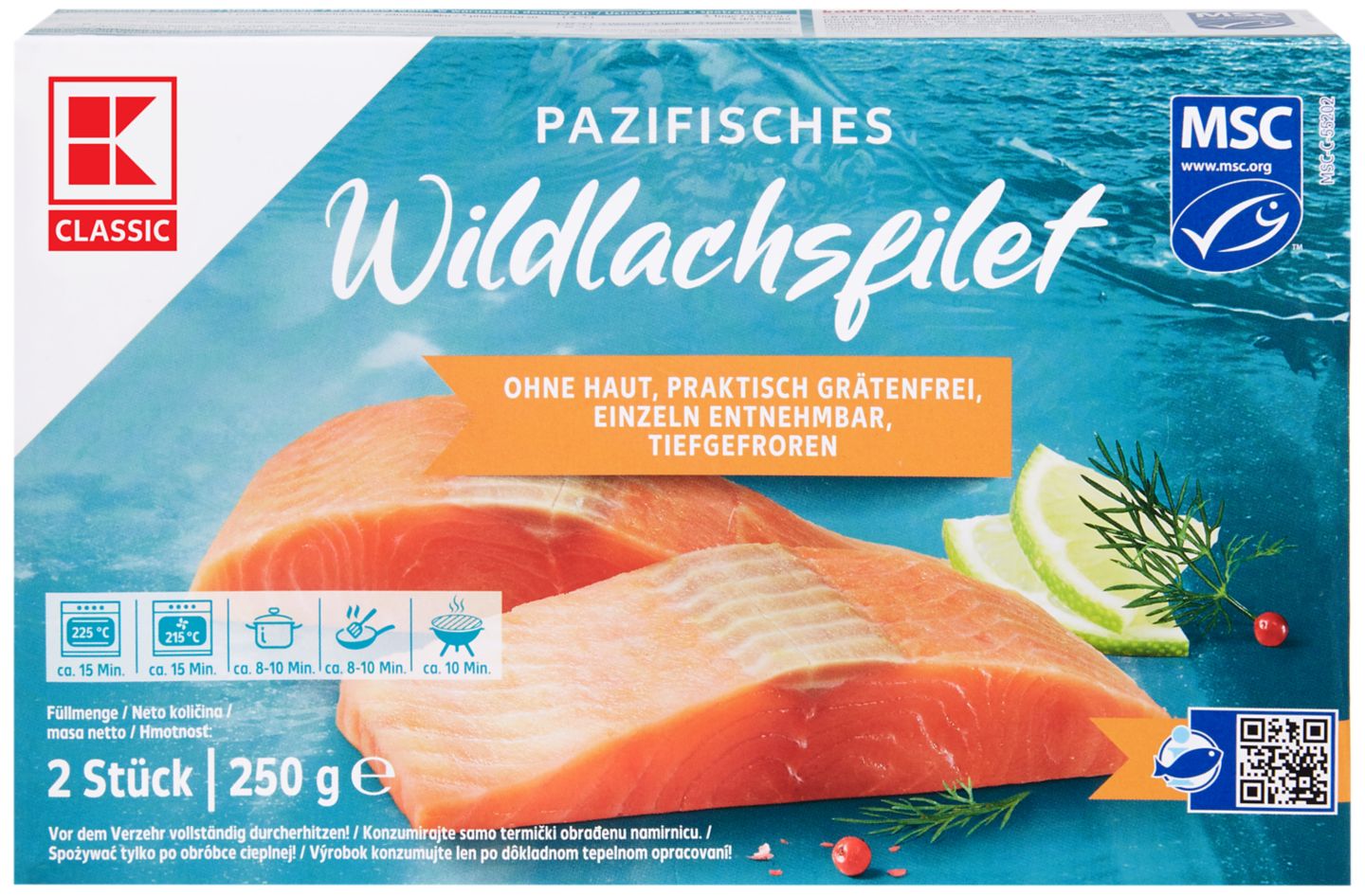 K-CLASSIC Pazifisches Wildlachsfilet