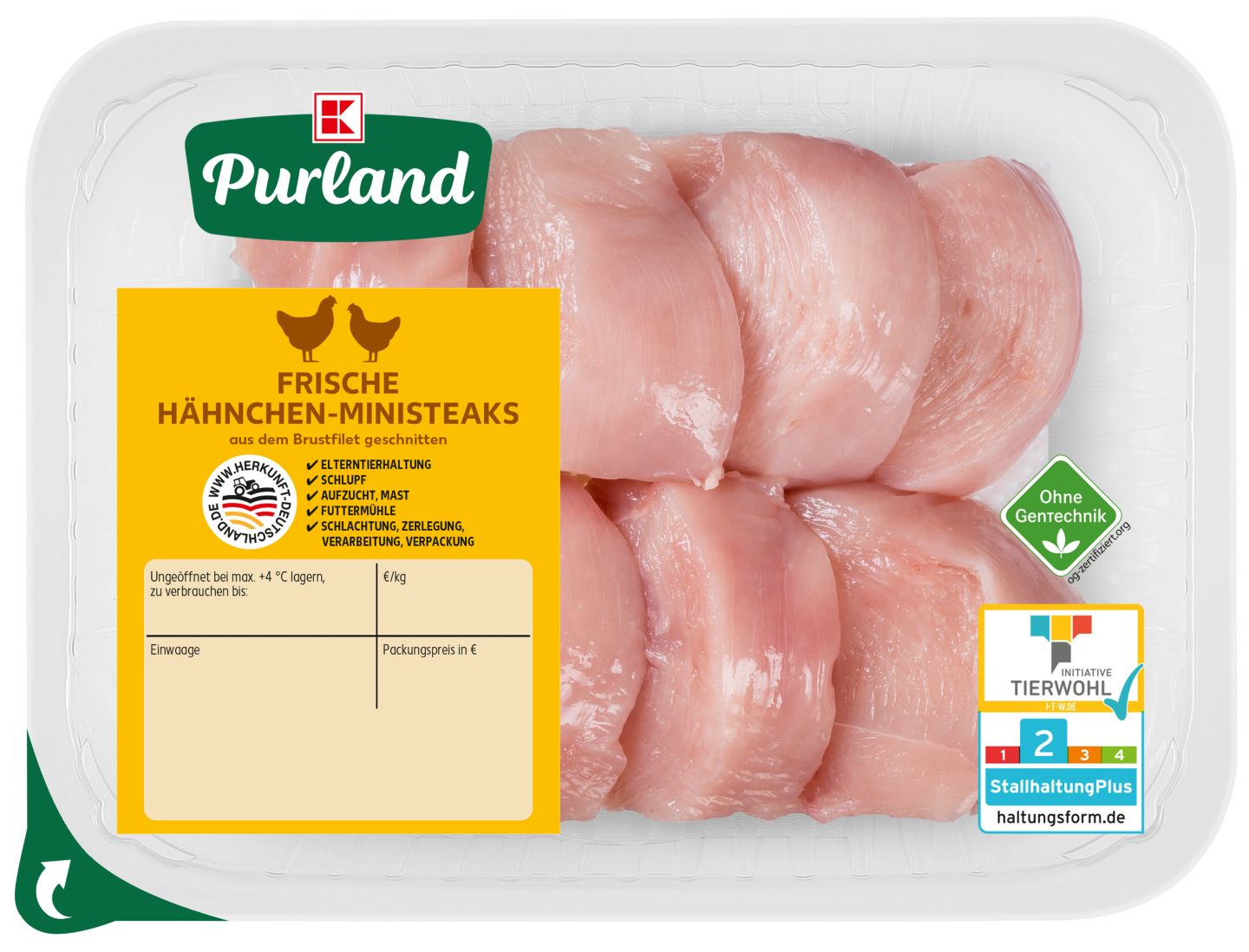K-PURLAND Hähnchen-Ministeaks