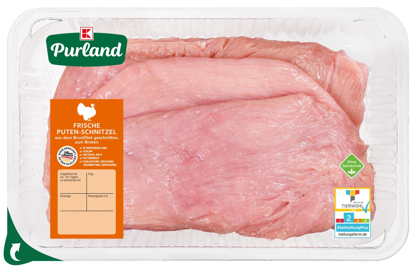 K-PURLAND Frische Putenschnitzel