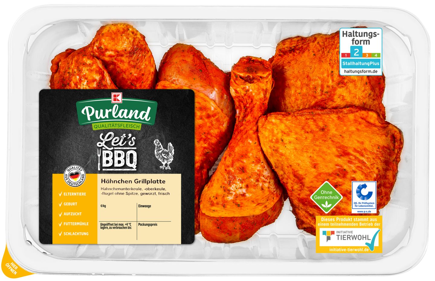 K-PURLAND Hähnchen-Grillplatte