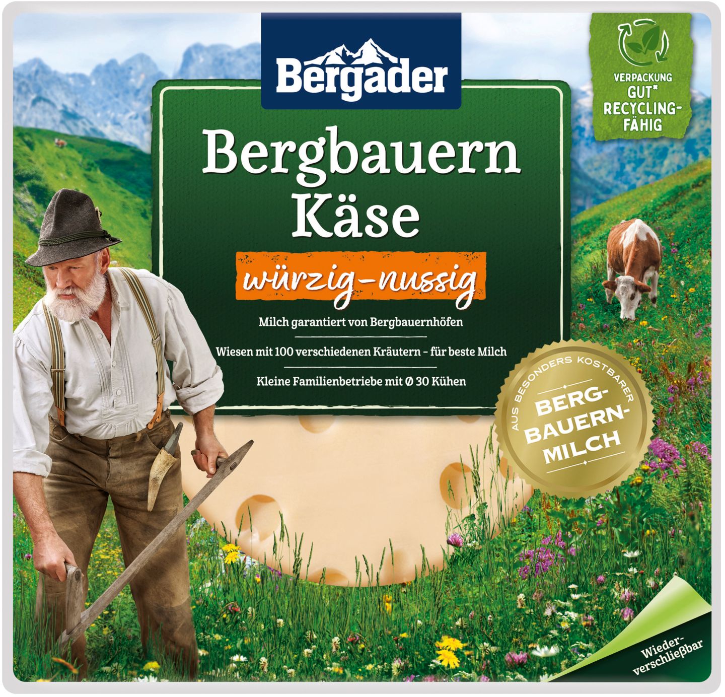 BERGADER Schnittkäse