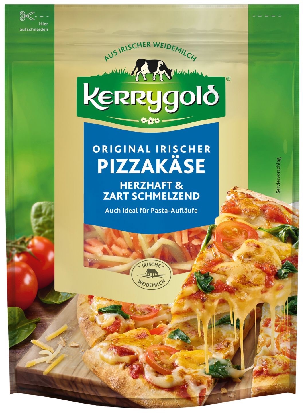 KERRYGOLD Orig. irisch. Pizzakäse oder Cheddar