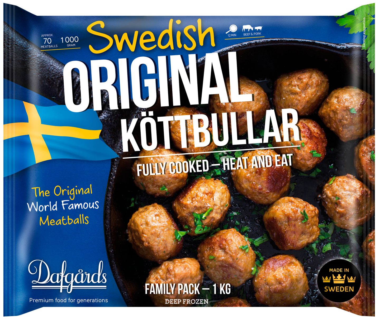 DAFGARDS Köttbullar oder Falafel